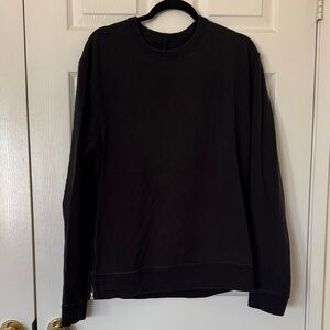 Lululemon Mens Black Crewneck Pullover